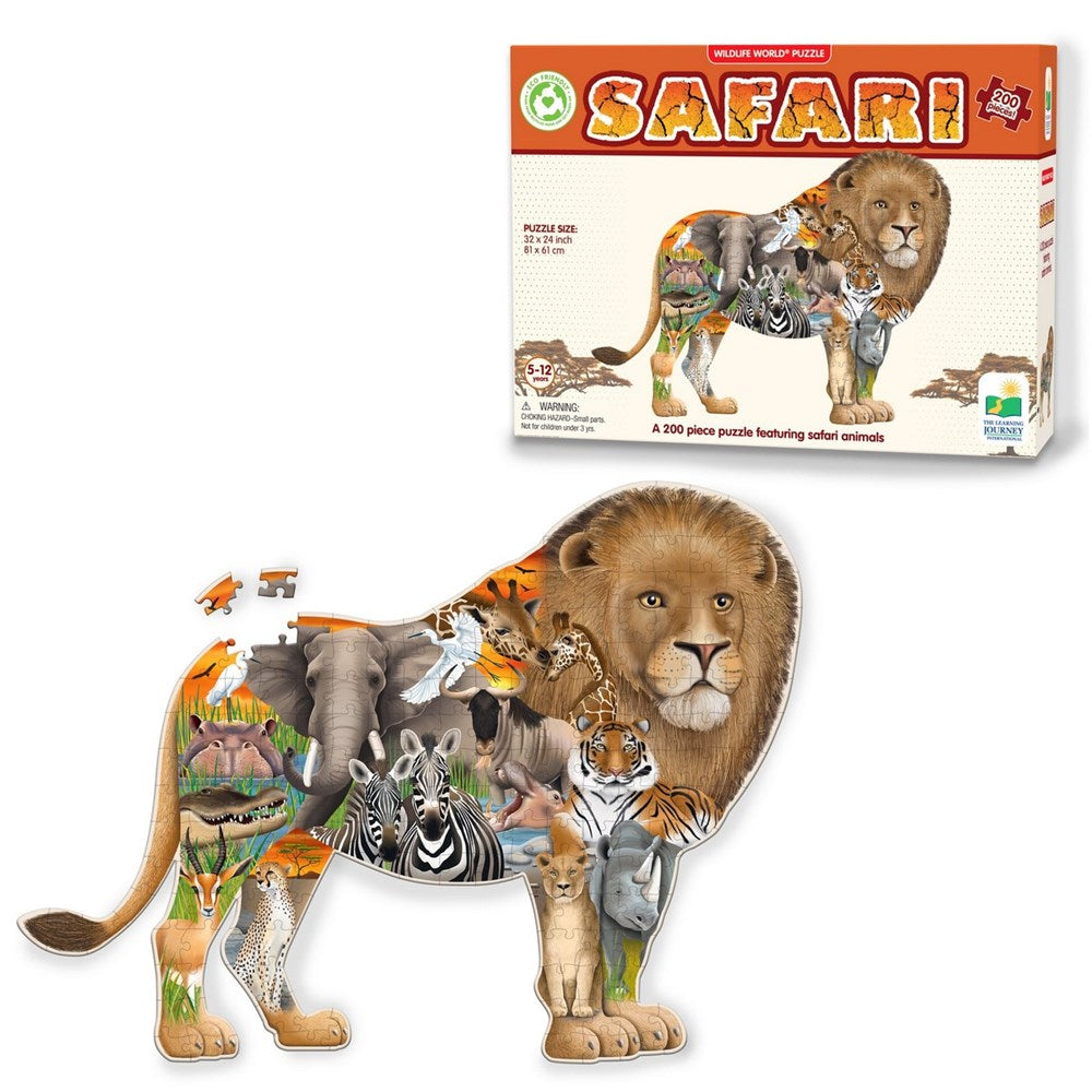 Wildlife World Safari Puzzle 200 Pcs