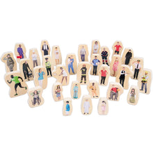 **Wooden Community People Block Set