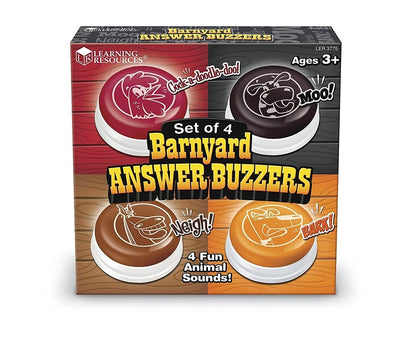 Learning Resources Barnyard Answer Buzzers (Set Of 4)