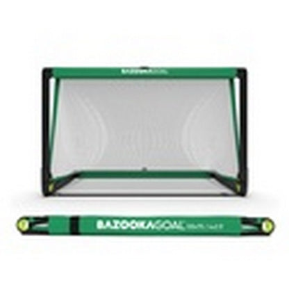 Bazooka Goal Football Goals - 6ft x 3ft  (Green/white)