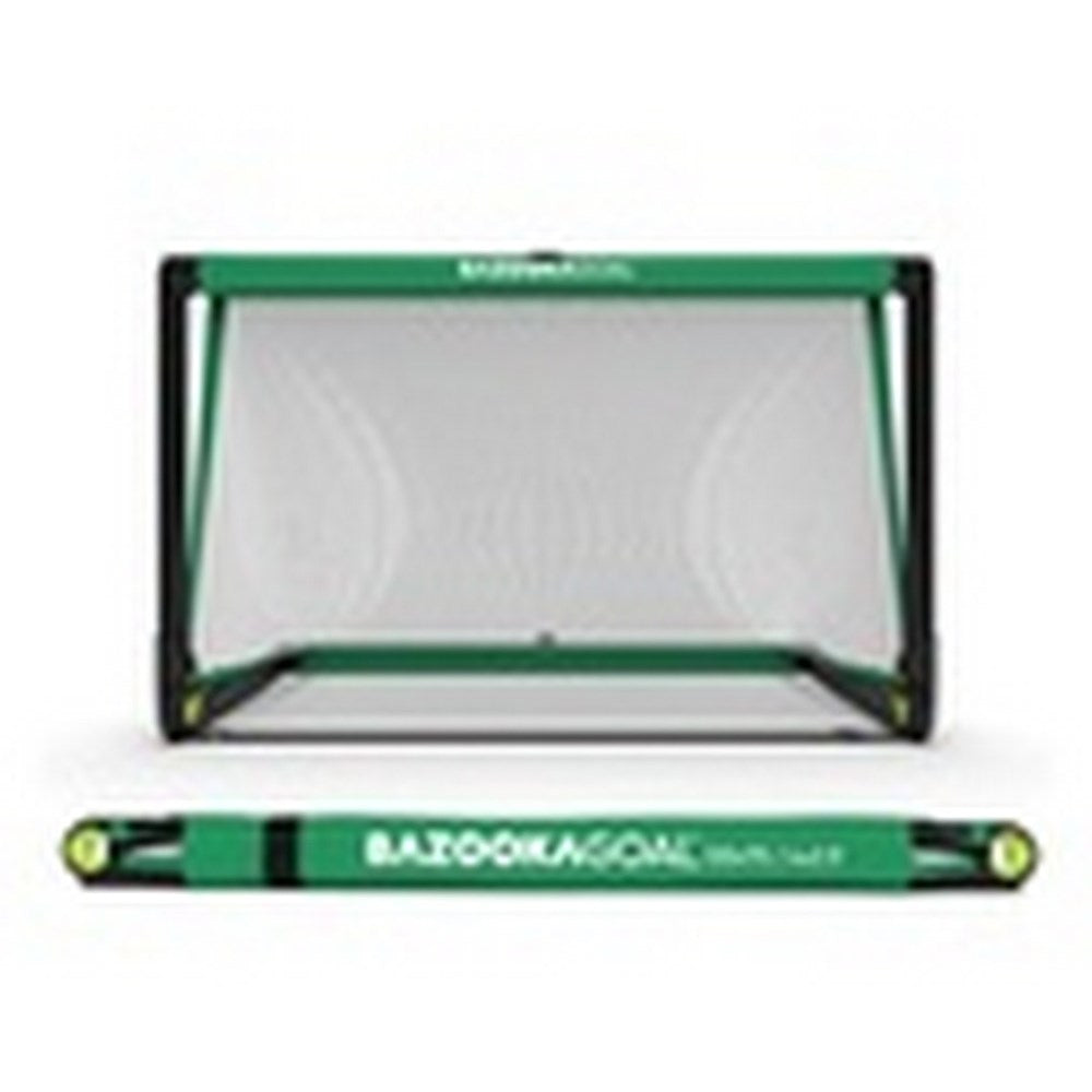Bazooka Goal Football Goals - 5ft x 3ft  (Green/white)