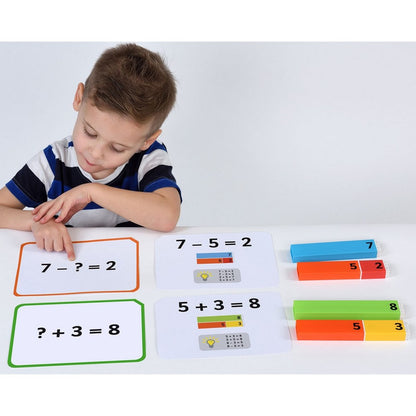 Connecting Number Rods Addition & Subtraction 1-20 Cards