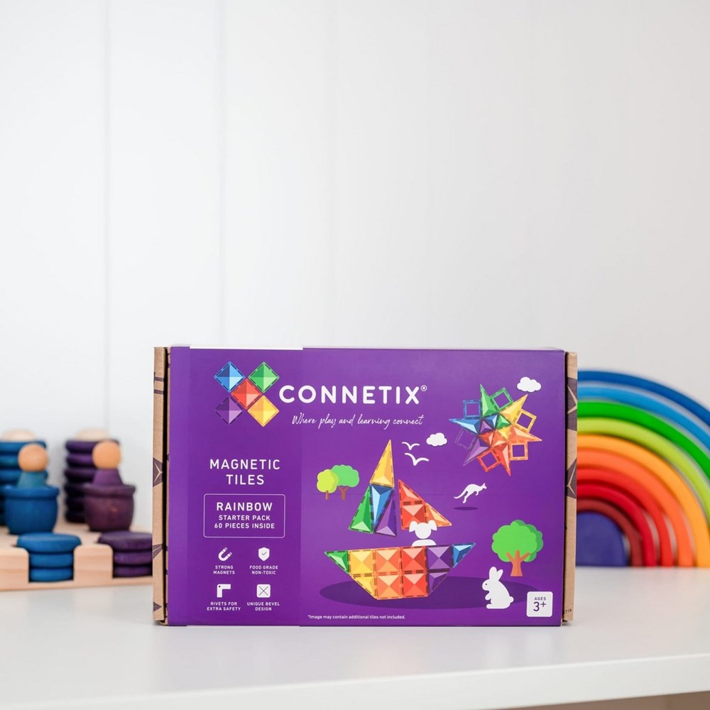 Connetix Rainbow Starter Pack of 60pcs