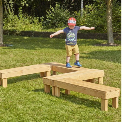 Cosy Seat Around Bench Set Set Of 4