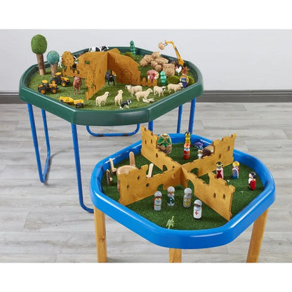 Small World - Farm and Castle Scene - Set of 2