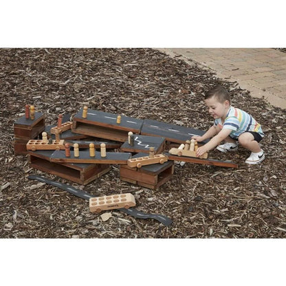 Chalkboard Hollow Blocks - 11 Piece Set