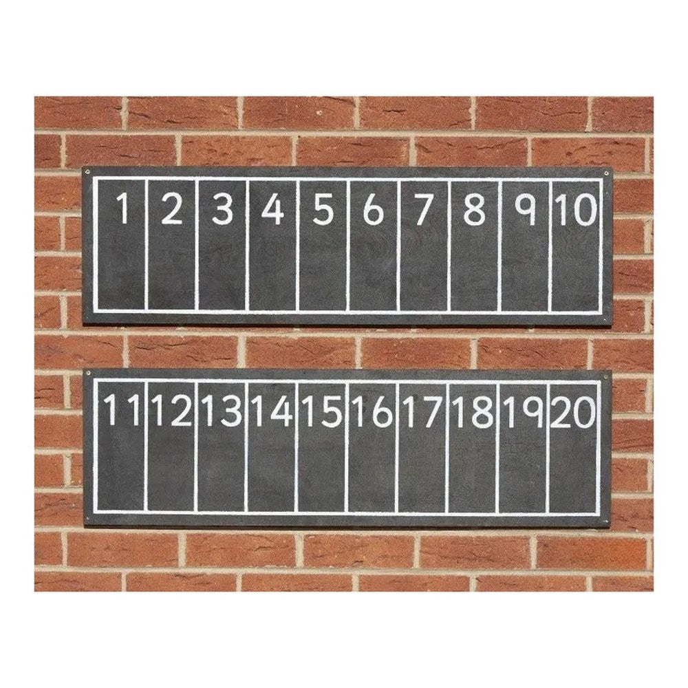 Cosy Chalkboard Number Line Set Of 2