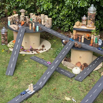 Cosy Outdoor Chalkboard Roadways Pack Of 8