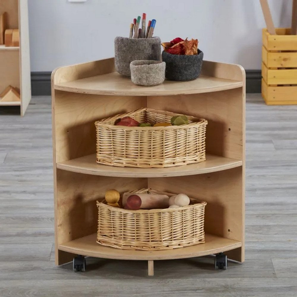 Cosy Wicker Corner Basket