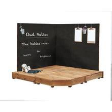 Cosy Corner Stage And Chalkboards