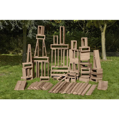 Deckciting Blocks Builders Yard Pack - Pack of 75