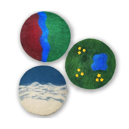 Felt Scenery Mats - Set of 3