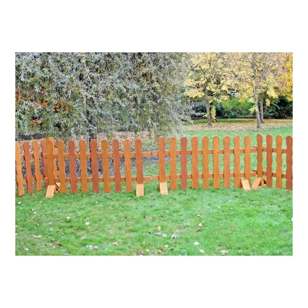 Cosy Rustic-Style Fencing Pack Of 4