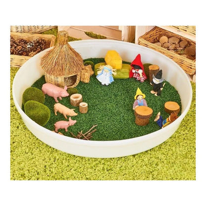 Deep Spot Tray - Grass Circle Insert