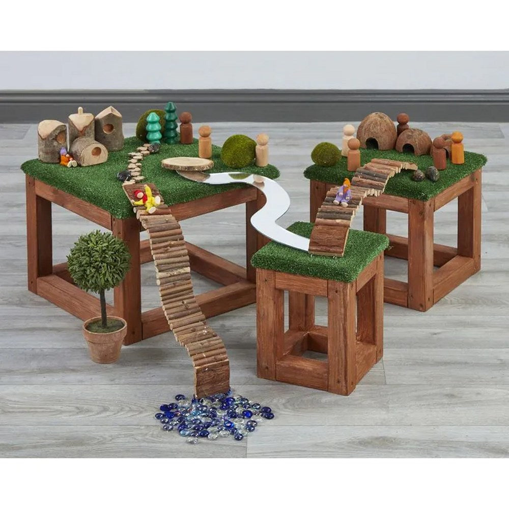Cosy Small World Grass Platforms 3 Piece Set
