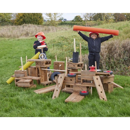 Imagineering Wooden Blocks - 50 Piece Set