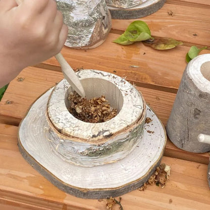 Natural Mud Pie Tea Set - Set of 16