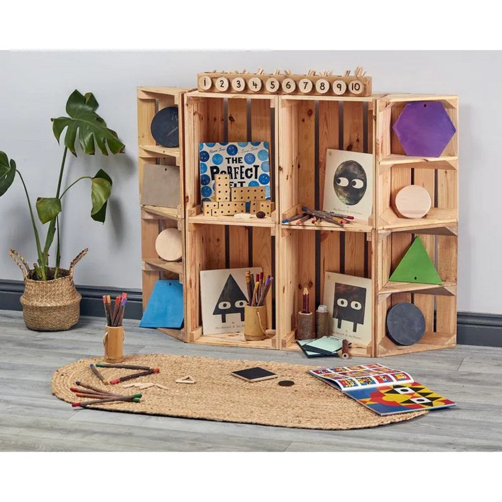 Cosy Natural Crates Set Of 4