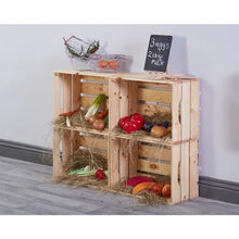 Cosy Natural Crates Set Of 4