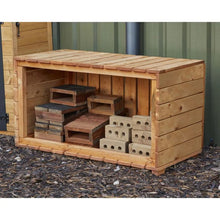 Cosy Simple Open Wooden Storage