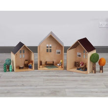 Nesting Packaway Small World Houses - Set of 3
