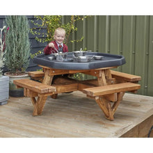 Tuff Play Tray Picnic Bench - 8 Seater