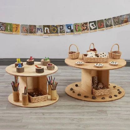 Cosy Wooden Cable Reel Drum 75Cm