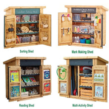 Cosy Compact Curriculum Sheds Set Of 4