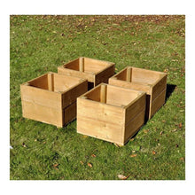 Cosy Small Square Planters Pack Of 4