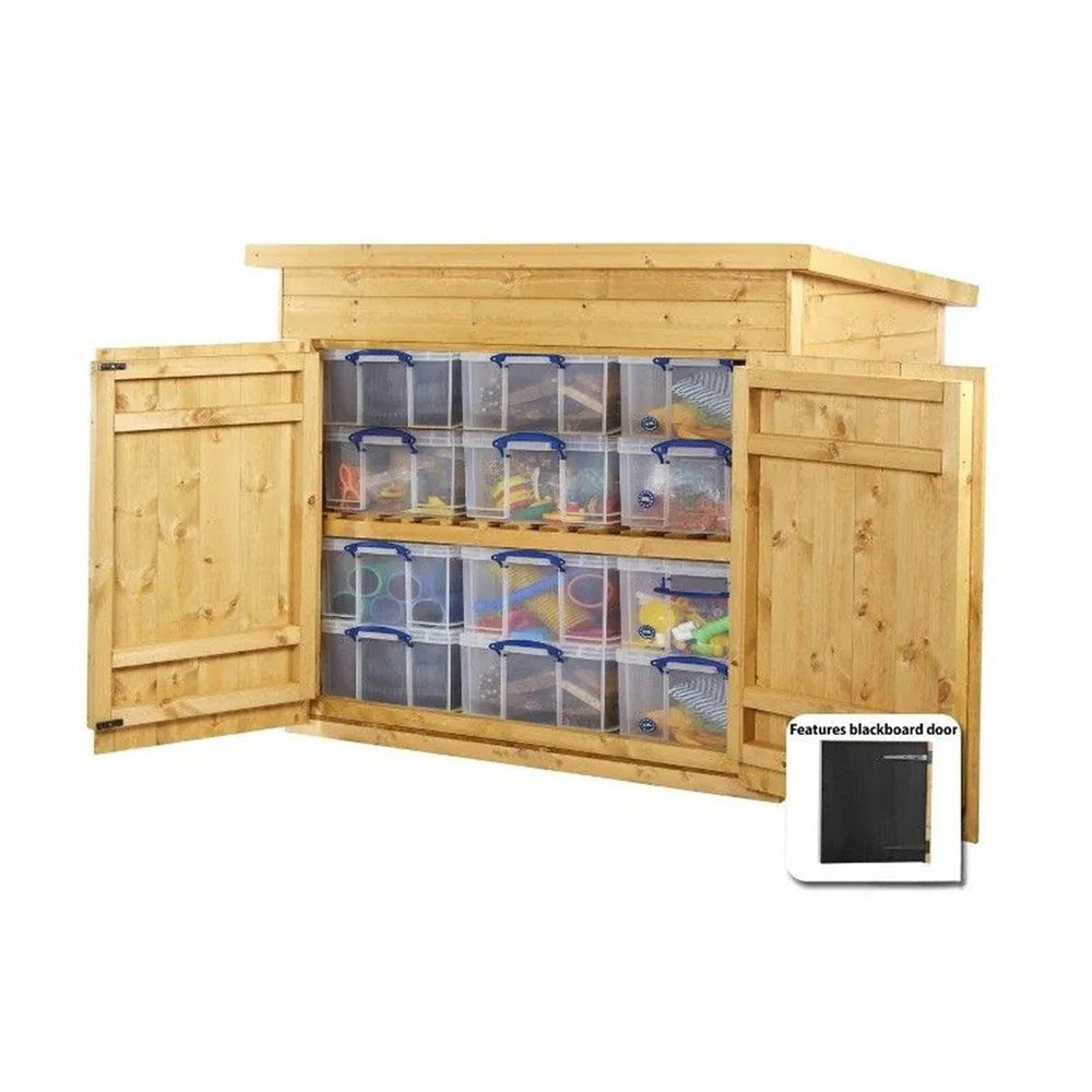 Cosy Big & Bountiful Outdoor Storage Shed 12 Box Store