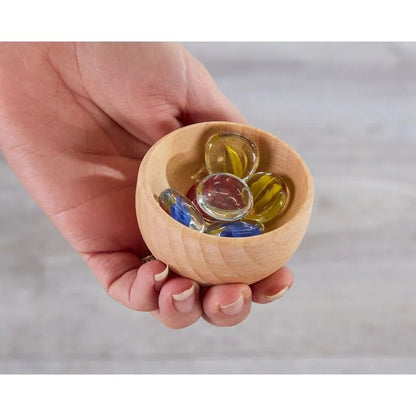 Tiny Wooden Bowls - Pack of 4