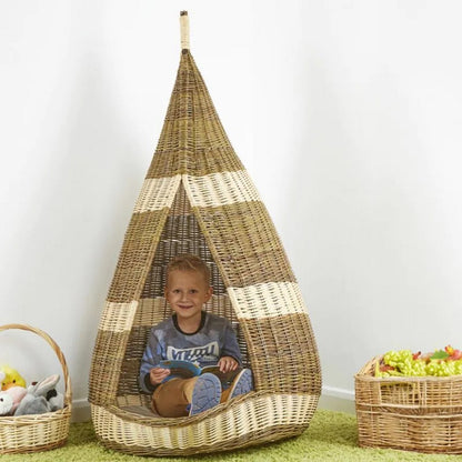Cosy Wicker Two Tone Pod