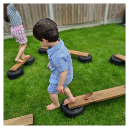 Cosy Tiny Tyre Walking Planks Set Of 6