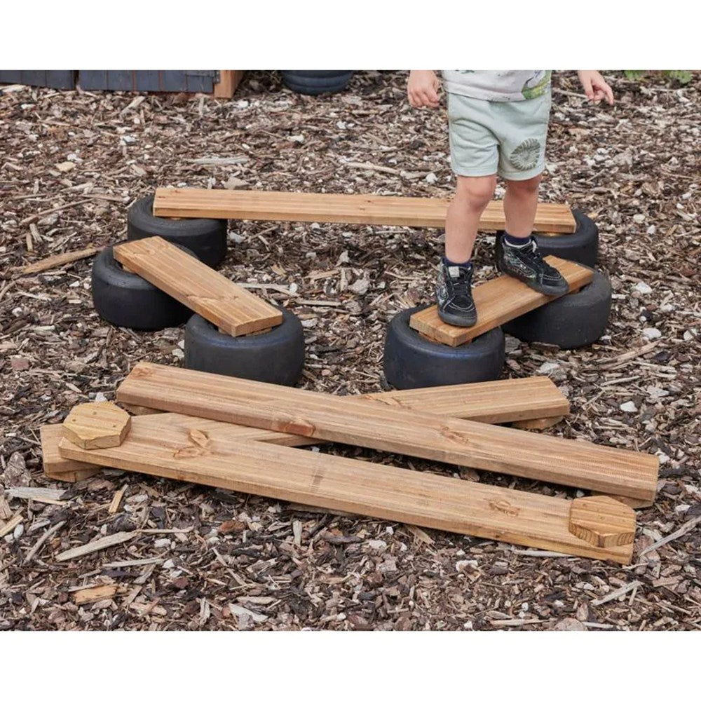 Cosy Tiny Tyre Walking Planks Set Of 6