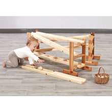 Wooden Chutes and Stands - Set of 9