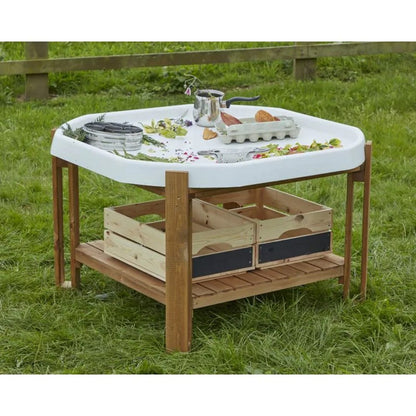 Outdoor Wooden Tuff Play Tray Stand