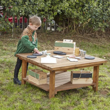 Cosy Large Square Table Workstation
