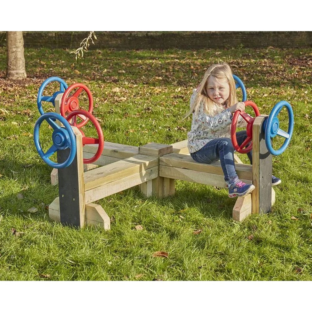 Cosy Driving Travaganza Bench 8 Steering Wheels