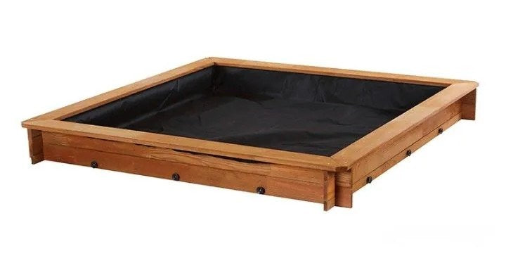 Cosy Square Wooden Sand Pit And Cover