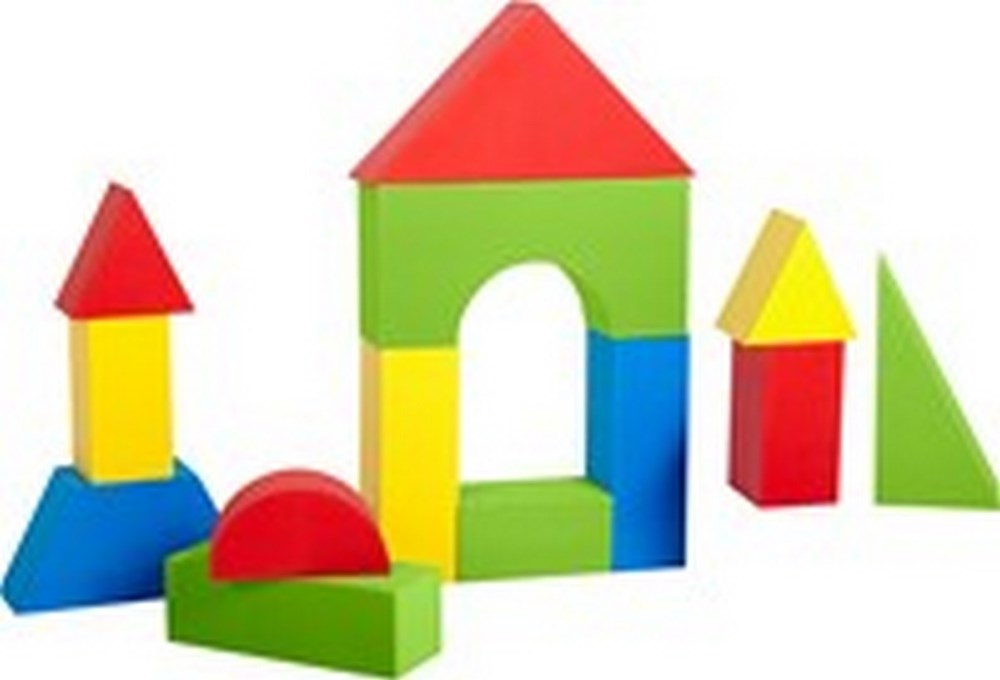 Edushape Colour Edu- Blocks, Giant (32 pcs)