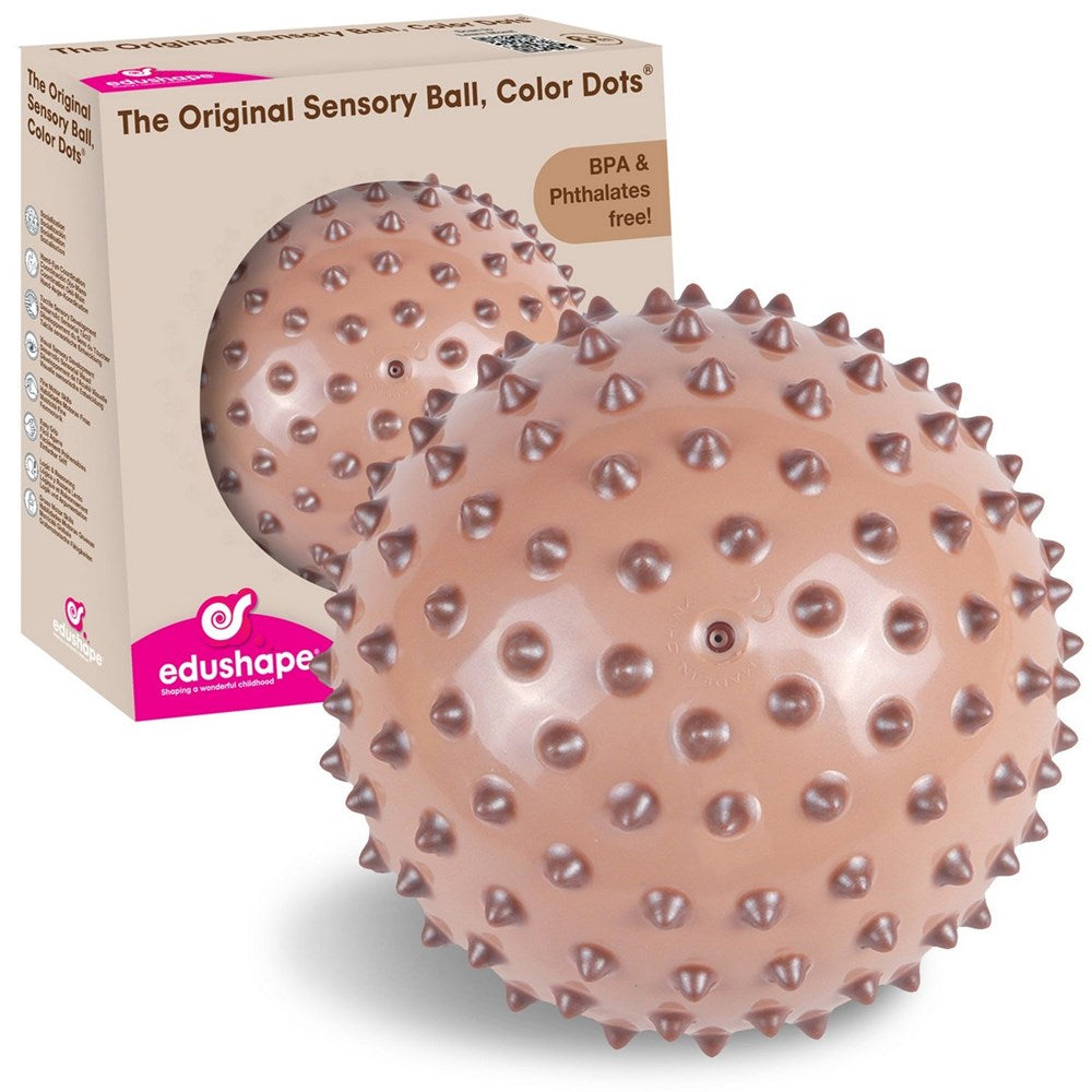 EduShape Tactile Sensory Ball - Coffee