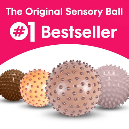 EduShape Tactile Sensory Ball - Coffee