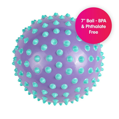 EduShape Tactile Sensory Ball - Purple/Light Blue