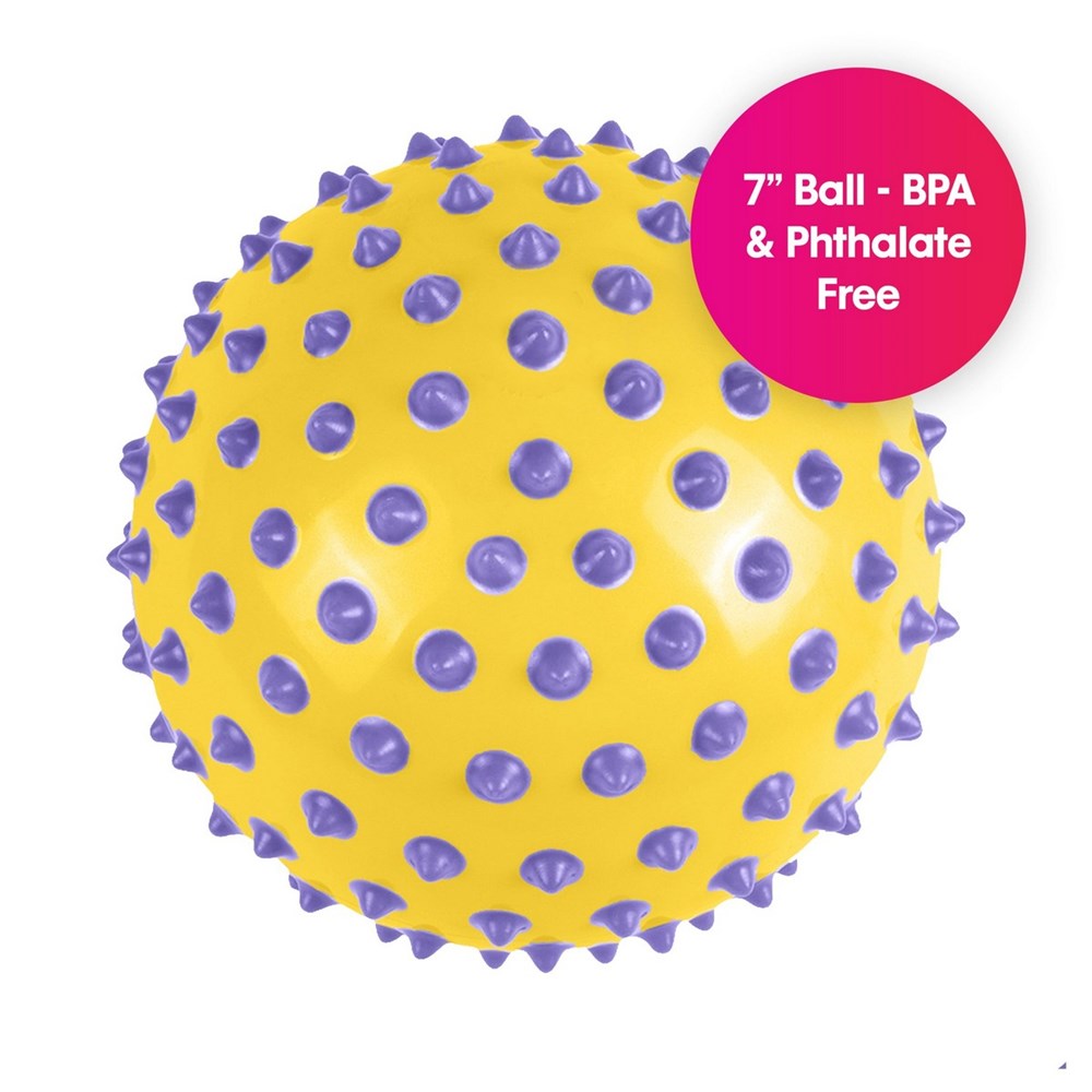 EduShape Tactile Sensory Ball - Yellow/Purple