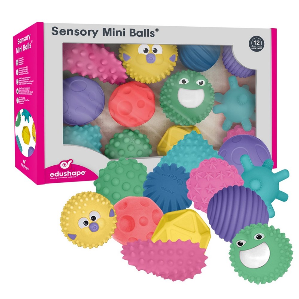 Edushape Sensory Mini Balls (12 pcs)