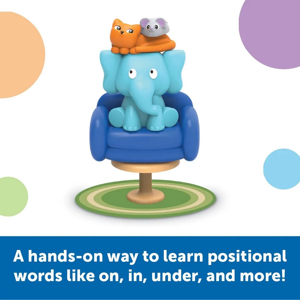 Elephant in the Room Positional Words Activity Set
