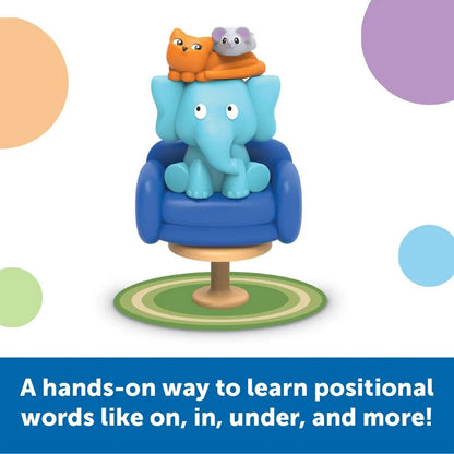 Elephant in the Room Positional Words Activity Set
