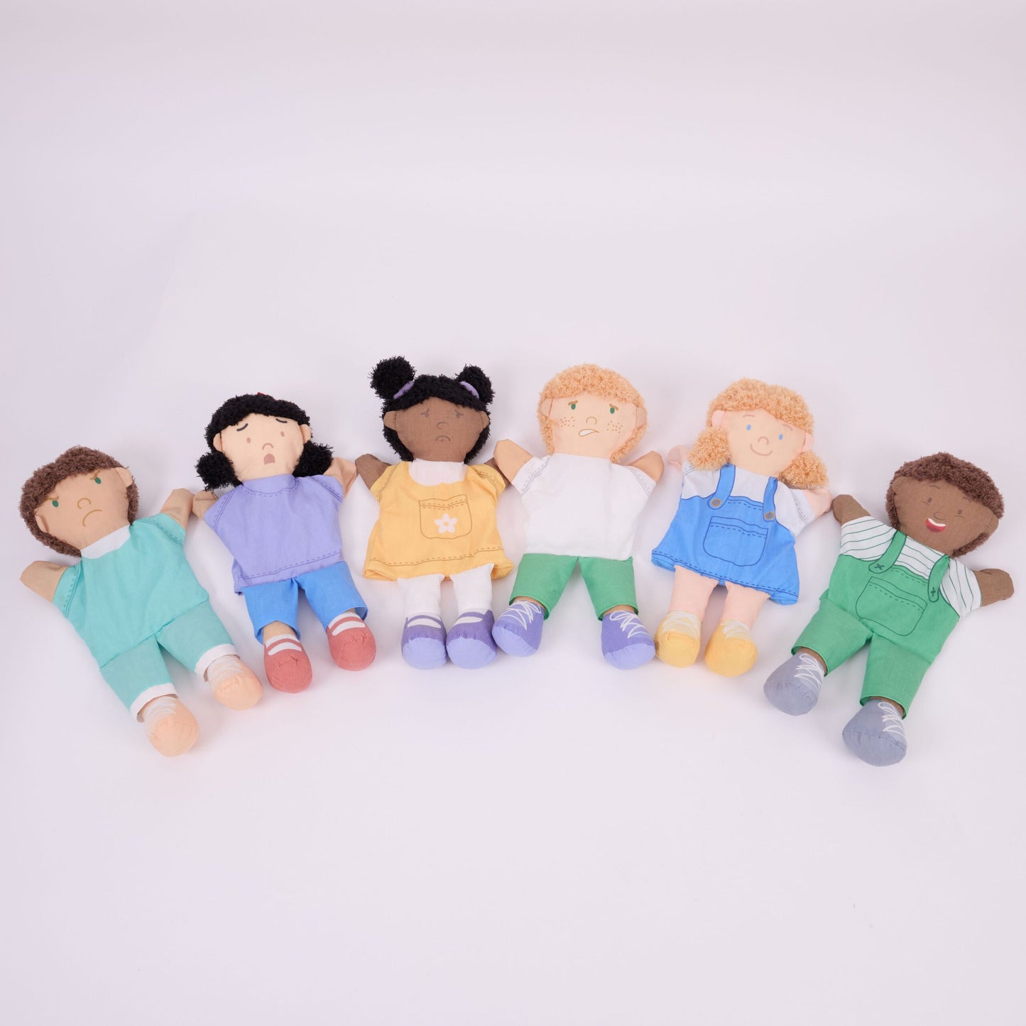 Diverse Emotion Puppets Pack of 6