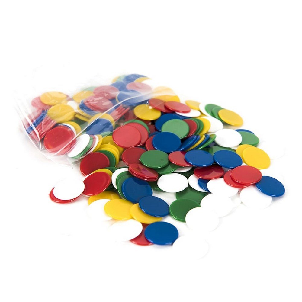 ABC Essentials Colour Counters Set of 500 - 22nm - ABC School Supplies