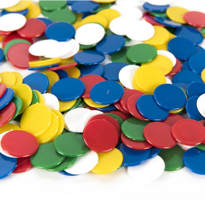 ABC Essentials Colour Counters Set of 500 - 22nm - ABC School Supplies